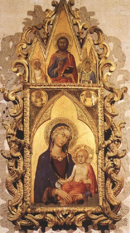 Simone Martini Madonna and Child with Angels and the Saviour china oil painting image